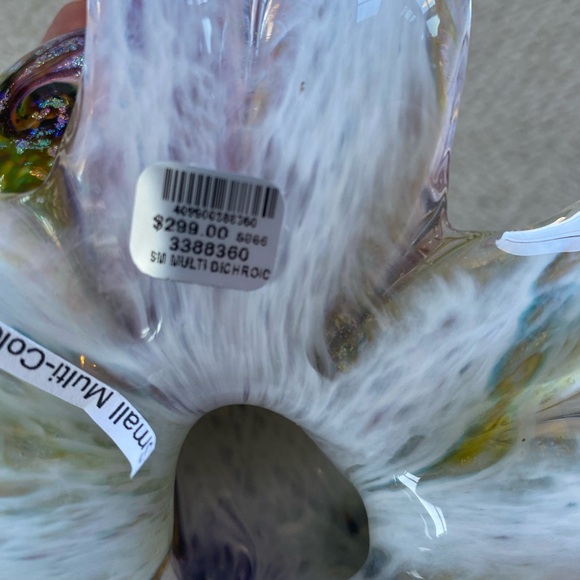 Handblown multicolored glass octopus. - Picture 4 of 6